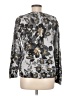 Croft & Barrow Floral Silver Pullover Sweater Size M - photo 2