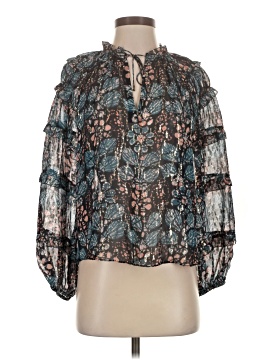 Ulla Johnson Long Sleeve Silk Top