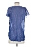Ella Moss Blue Short Sleeve Silk Top Size XS - photo 2