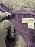 Croft & Barrow 100% Cotton Purple Pullover Sweater Size XL - photo 7