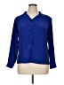 Worthington Blue Long Sleeve Blouse Size 16w - photo 1