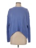 Le Lis 100% Polyester Blue Pullover Sweater Size S - photo 1