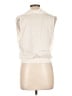 Glam 100% Polyester Ivory Tank Top Size L - photo 2