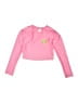 Cat & Jack Pink Rash Guard Size 10 - 12 - photo 1