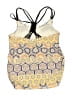 Pure Energy Print Yellow Swimsuit Top Size 14 - photo 2