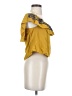 Style Envy 100% Rayon Yellow Sleeveless Blouse Size S - photo 4