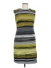 Karin Stevens Graphic Yellow Cocktail Dress Size 6 - photo 1