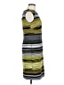 Karin Stevens Graphic Yellow Cocktail Dress Size 6 - photo 4