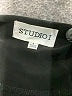 Studio 1 Black Short Sleeve Top Size 6 - photo 7