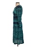 BCBGMAXAZRIA Stripes Teal Casual Dress Size XS - photo 5