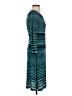 BCBGMAXAZRIA Stripes Teal Casual Dress Size XS - photo 4