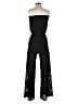 Elan Solid Black Jumpsuit Size S - photo 2