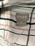 Chico's 100% Rayon Plaid White Long Sleeve Button-Down Shirt Size L - photo 7