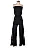 Elan Solid Black Jumpsuit Size S - photo 1