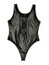 PrettyLittleThing Metallic Gray One Piece Swimsuit Size 10 - photo 1