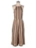 Glamorous 100% Polyester Stripes Tan Jumpsuit Size S - photo 1