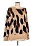 Evereve 100% Nylon Animal Print Tan Pullover Sweater Size L - photo 1