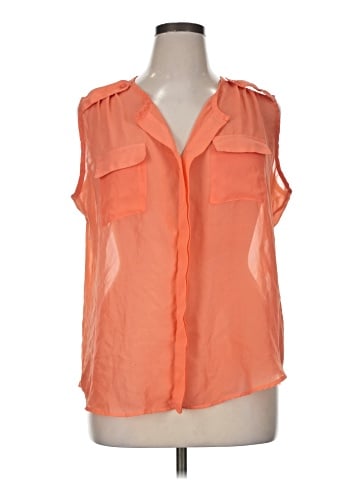Mix & CO Sleeveless Button-Down Shirt (view 1)