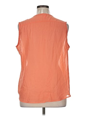 Mix & CO Sleeveless Button-Down Shirt (view 2)