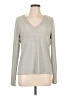 White House Black Market Metallic Silver Pullover Sweater Size L - photo 1