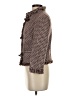 Elie Tahari Houndstooth Brown Pink Jacket Size S - photo 5
