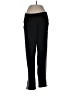 Adidas 100% Polyester Solid Black Track Pants Size L - photo 1