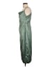 Lulus Metallic Green Cocktail Dress Size L - photo 5