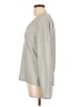 White House Black Market Metallic Silver Pullover Sweater Size L - photo 5