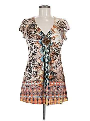 One World Short Sleeve Blouse (view 1)