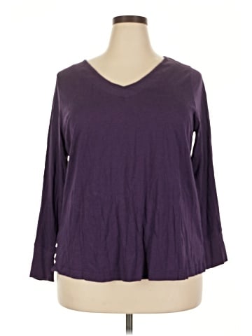 Cacique 3/4 Sleeve Top (view 1)