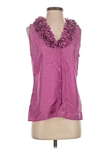 Ann Taylor Sleeveless Silk Top (view 1)