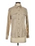 Calvin Klein 100% Linen Tan Long Sleeve Button-Down Shirt Size S (estimated) - photo 1
