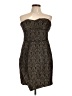 Ambar Brown Cocktail Dress Size 14 - photo 1
