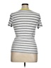 Three Dots Stripes Gray Short Sleeve T-Shirt Size XL - photo 2