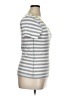 Three Dots Stripes Gray Short Sleeve T-Shirt Size XL - photo 4