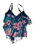 Beach House Floral Blue Swimsuit Top Size 8 - photo 2
