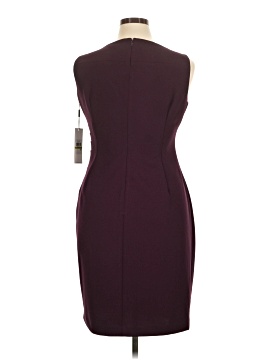 strapless open back dress Asymmetrical Lettuce Edge Ribbed Knit Midi Dress main image 1