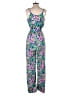 GO COCO 100% Rayon Paisley Green Jumpsuit Size S - photo 2