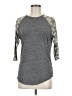 Lularoe Gray 3/4 Sleeve T-Shirt Size M - photo 1