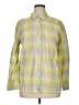 Talbots Plaid Yellow Long Sleeve Button-Down Shirt Size XL - photo 1
