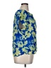 Calvin Klein Blue Short Sleeve Blouse Size XL - photo 4