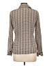 Talbots Houndstooth Gray Long Sleeve Blouse Size 10 - photo 2