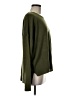 Express 100% Acrylic Solid Green Pullover Sweater Size M - photo 4