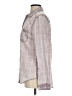 Maurices Plaid Gray Long Sleeve Blouse Size S - photo 5