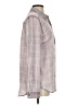 Maurices Plaid Gray Long Sleeve Blouse Size S - photo 4