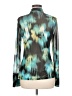 Future Collective Print Teal Long Sleeve Blouse Size M - photo 2