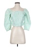 Levi's 100% Polyester Green Tube Top Size XS - photo 1