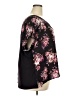 Daniel Rainn 100% Rayon Floral Black Short Sleeve Blouse Size 4X - photo 4