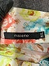 Madame Floral Teal Short Sleeve Blouse Size M - photo 7