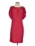 Komarov Solid Red Burgundy Casual Dress Size S - photo 1